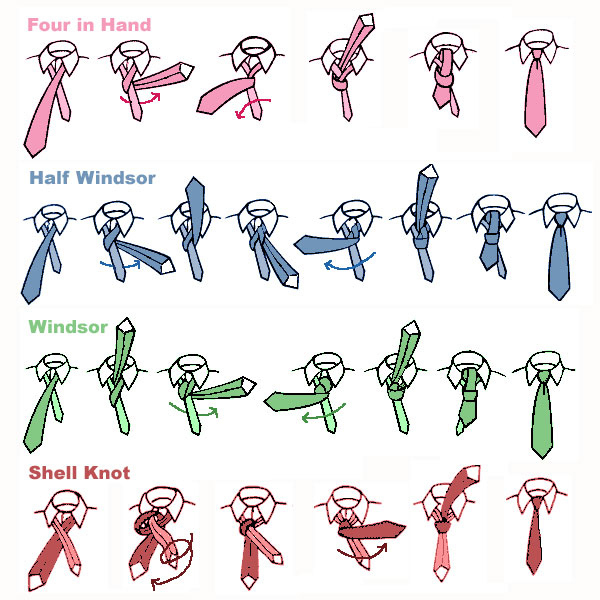 how to make tie knots