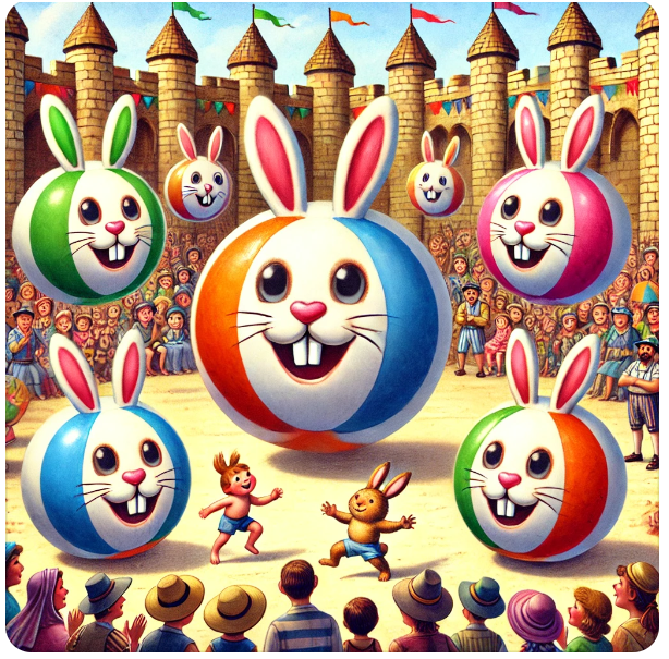 Seven bouncing bunnies