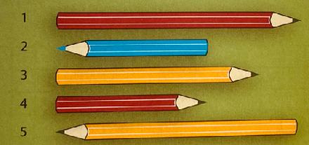 Five pencils