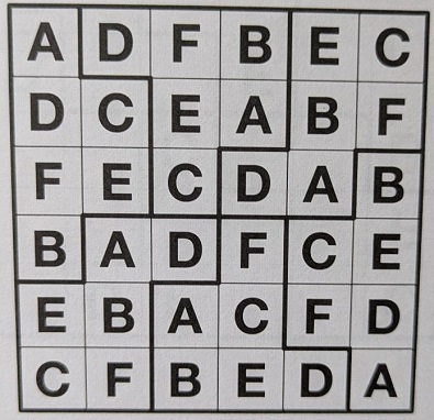 Answer to JigDoku