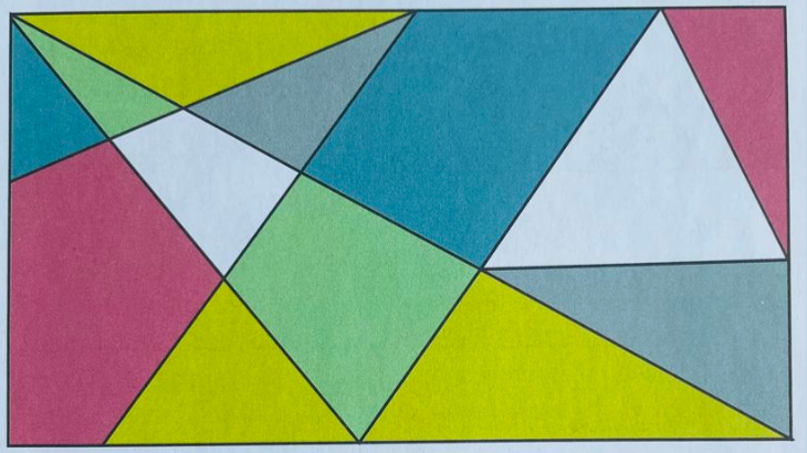 triangles multicolores